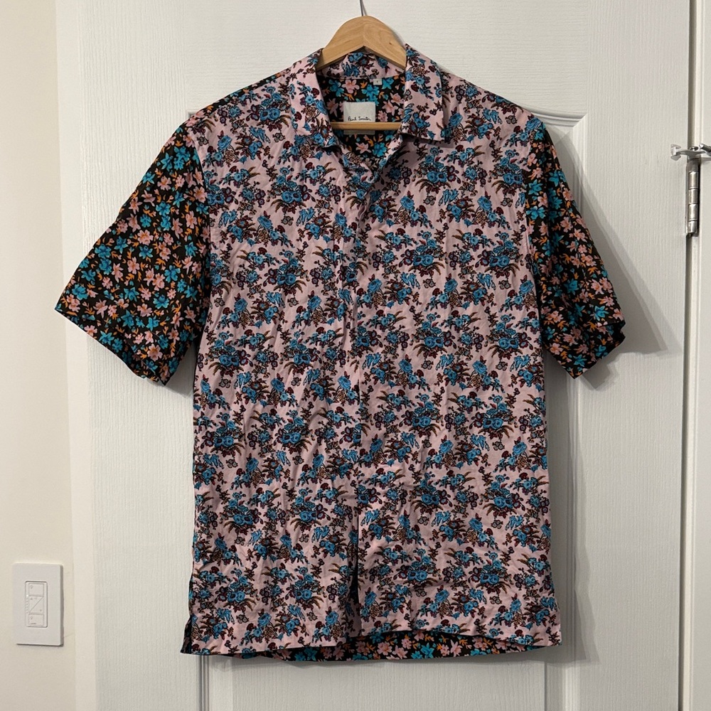 Paul Smith Multicolor Floral Men's Shirt